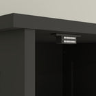 HOMCOM 67" Tall Narrow Bathroom Storage Cabinet - Black-Painted MDF surface ensures easy cleaning