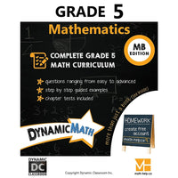 Dynamic Math Workbook Manitoba - Grade 5-Covers Manitoba Grade 5 mathematics curriculum