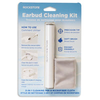Rockstone 3-in-1  Earbud Cleaning Kit-3-in-1 Cleaning Design: Combines a precision tip, soft brush & flocked tool in one compact tool for complete earbud and case cleaning