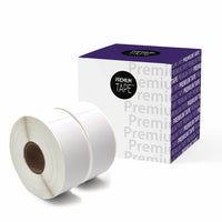 Premium Tape Address Labels - Compatible with Dymo 30252 - Black on White -  1 1/8’’ x 3 1/2’’ (28mm x 89mm) - 2 Rolls - 700 Labels (350 labels/roll)-Color: Black / White
