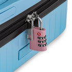Bugatti 2-Piece TSA Dial Lock Set - Durable ABS - Pink-Designed for Seamless Travel Convenience