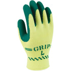 Natural Rubber Latex Coated Gloves, 10-Gauge Cotton String Knit, SAI305, Polyester/Cotton, 36 Pack-Large