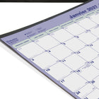 Blueline 2027 Monthly Desk Pad Calendar - 21-1/4" x 16" - Bilingual-One month per sheet, one block per day