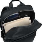 Bugatti Wellington Business Backpack for Laptops up to 15.6" - Black-Dual side pockets designed for quick stowage of bottles, chargers, or small essentials