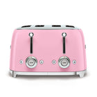 SMEG 4x4 4-Slice Toaster - Pink-Wide slots with automatic cantering, for slices of different thickness