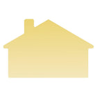 JAM Paper Standard Label Rolls - House Shaped - 1 7/8 x 2 7/8 - Gold Matte Foil - 125 Labels/Roll-Size: House ( 1 7/8 x 2 7/8 Inches ) | Printer friendly labels are easy to create and customize.