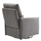 Modway Etta Upholstered Fabric Lounge Chair - Light Grey-Minimalist Aesthetic