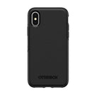 OtterBox Symmetry Case for iPhone XR - Black-Polycarbonate, Synthetic Rubber