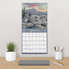 DateWorks 2026 16-Month Wall Calendar - 12" x 12" - Country Road - English-Features monthly pages for January to December 2026, as well as the last 4 months of 2025