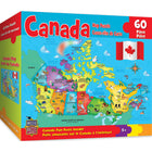 Masterpieces Puzzle Company 60 Piece Jigsaw Puzzle - Canadian Map-Age: 5+