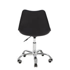 Simply Office Chair - Black-Heavy duty chrome finish base