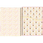 Hilroy Honeybees Hardcover Notebook - 160 pages - 10-7/8" H x 7-7/8" W - White -White Paper