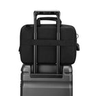 Swissdigital Bolligen 14″ Laptop Sleeve - Black-Dedicated powerbank pocket.