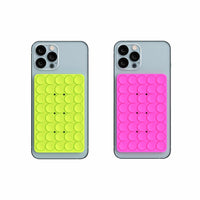 Blu Element PhoneSquid Grip - Lime Green & Fuschia - 2 Pack-Universal Compatibility: Works with all smartphones