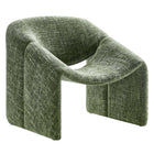 Modway Vivi Chenille Upholstered Accent Chair - Basil-Luxe Accent Chair
