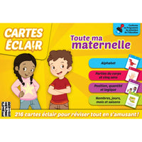 Éditions Caractère Flashcards - My whole year kindergarden - French-The cards are grouped by theme, which aims to help the learner organize and memorize the concepts covered