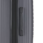 Bugatti Dubai Collection 26" Hardside Check-in Luggage - Spinner - Charcoal-Integrated TSA-approved lock
