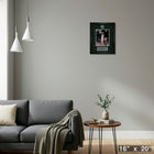 Victor Wembanyama Pin & Plate Spurs - Framed Print - 16" x 20"-Ready to hang - arrives fully assembled