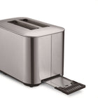 Salton Stainless Steel Digital Countdown Toaster - 2 Slice-High lift lever for easy removal of smaller foods