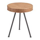 Zuo Stuart Side Table - Natural-Dimensions: 18.7" L x 18.7" W x 23.2" H