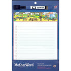 MotherWord Undated To-Do List Dry-Erase Tile - 9" H x 7" W - Bilingual-Coordinates with other products in the MotherWord product line