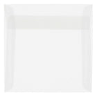 JAM Paper Square Translucent Vellum Invitation Envelopes - 9" x 9" - Clear - 25 Pack (2851355)-Clear