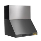 KUCHT KRH303A-C 30" 900 CFM Wall Mounted Range Hood - Gemstone-This pro-style range hood features a powerful blower with up to 900CFM that will give you different levels of airflow and capture smoke and cooking odours in a quiet operation