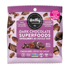 Healthy Crunch Cacao Nibs Dark Chocolate Superfoods - 40 gr - 50 Pack-Allergen-free