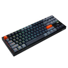 Adesso EasyTouch 1100 Mechanical Keyboard – RGB, Wired/Wireless/Bluetooth, 88-Key, Hot-Swappable, QMK/VIA, Copilot Key-VIA/QMK Programmable Support: Customize every key, macro, and RGB effect using open-source software