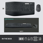 Logitech MK850 Wireless Keyboard and Mouse Combo, French-Your mouse pairs with up to 3 devices for seamless multi-tasking.