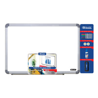 BAZIC Products Aluminum Frame Magnetic Dry Erase Board Value Pack, 24" x 36"-Magnetic Dry Erase Board is ideal for light use in the office for easy erasable writing