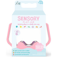 Glo Pals Sensory Jars - Bubble Gum Pink-Water-activated jar cycles through 9 soothing colours