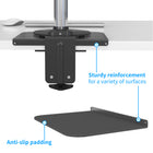 ShoppingAll Steel Desk Reinforcement Plate for Monitor Mounts - Black-8