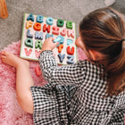 Bigjigs Toys Chunky Alphabet Puzzle - Uppercase-26 puzzle pieces