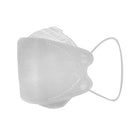 Globe Hynaut 4-Ply Non-Medical KN95 Face Mask - White - 200 Pack-4 Ply with earloops & does not contain Graphene