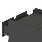 Manhattan Comfort Coney 19.68" Mid-Century Modern Nightstand - Grey-Perfect for Bedroom Storage, Lamps or Display Items