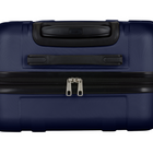 Bugatti Madrid Collection 21.25" Hardside Carry-on Luggage - Navy-Single 360-degree spinner wheels for effortless, smooth and quiet rolling