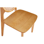 Manhattan Comfort Versailles 18.5" Industry Chic Round Back Dining Chair - Nature - Set of 2-20.28" L x 22" W x 34.65" H