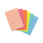 Staples Lined Ultra Sticky Notes - 4" x 6" - Golden Hour Collection - 6 Pack-Golden Hour Collection adds vibrant colour to your notes