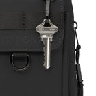 Edition22 Lockpoint Frontal Bag - Black-Dimensions: 9.45" L x 6.875" H x 2.75" W 