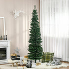 HOMCOM 7' Artificial Christmas Tree - Green-Realistic branches give a full and lush look to the tree 