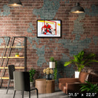 Sergei Bobrovsky Panthers - Framed Canvas - 31" x 22"-Officially licensed by the NHL and NHLPA