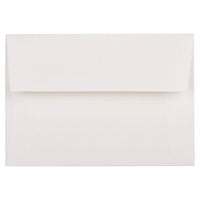 JAM Paper 4Bar A1 Strathmore Invitation Envelopes - 3.625" x 5.125" - Bright White Wove - 50 Pack-Colour: White