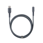 Basic Tech 6 foot Lightning Braided Cable - Charcoal-3000+ bend test