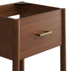Modway Zaire 18" Bathroom Vanity Cabinet - Walnut-Assembly Required