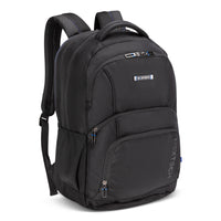 Nextech Business Backpack with Laptop Compartment Up to 17.3" - 36 L - Black-Stay organized with five zippered compartments, an internal organizer, and two mesh side pockets