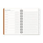 Orange Circle Studio 2027 Agatha Planner - 8-1/4" x 5-3/4" - Tawny Brown-6
