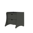 Manhattan Comfort Coney Mid-Century Modern Dresser and Nightstand Set - Grey-30 Day Limited Manufacturer's Warranty
