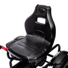 Aosom Kids Pedal Go Kart with Adjustable Seat and Rubber Wheels - Black-Colour: Black 