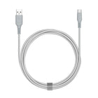 General Supply Goods + Co 6ft Braided Type C Cable - Grey-6' length